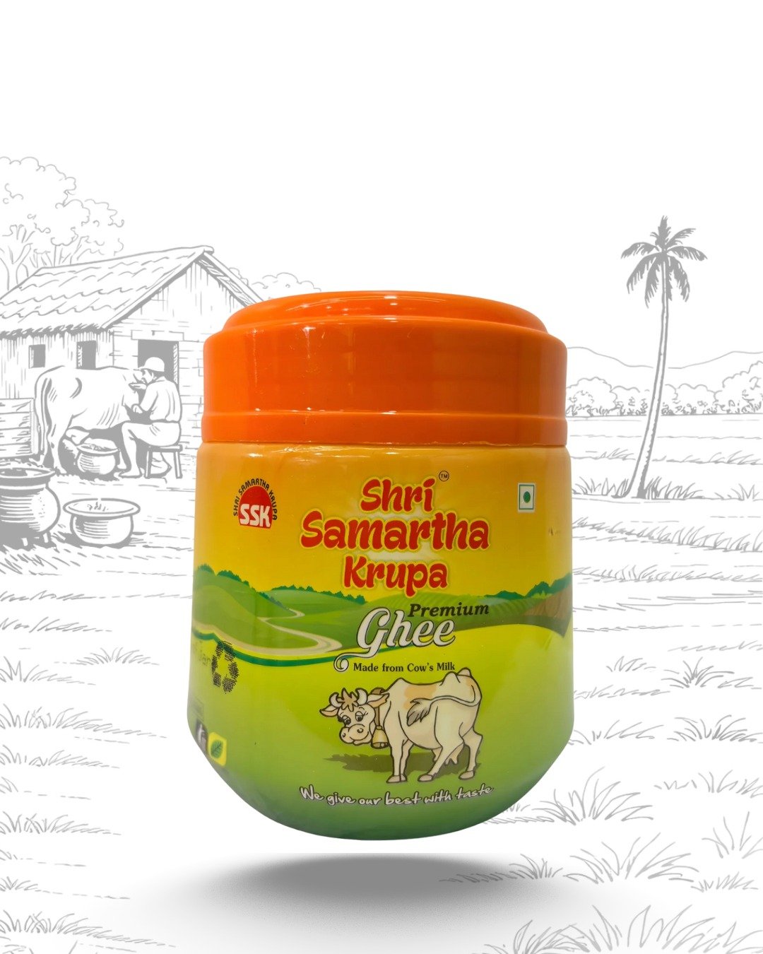 Shri Samartha Krupa Pure Cow Ghee | 500ml Everyday Freshness Pack