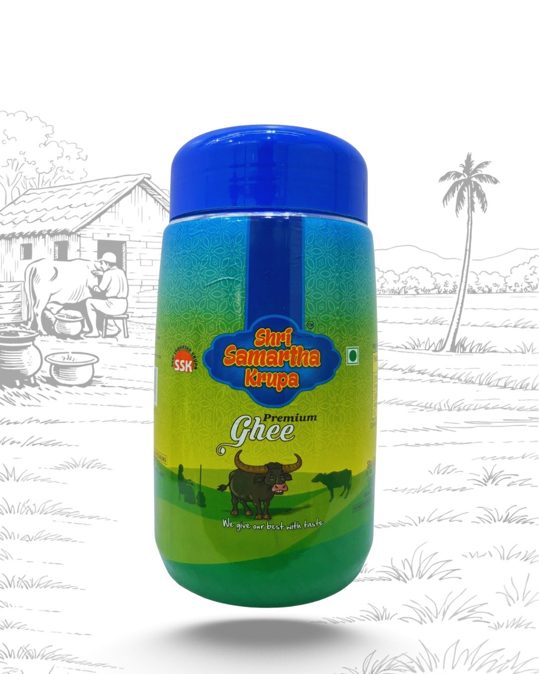 Shri Samartha Krupa Pure Buffalo Ghee | 1000ml Pack